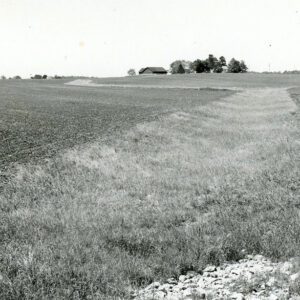 June 10, 1977 Grass Waterway Looking South From Allbaugh Road Located in condit soil constructed in November 1974
