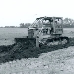 June 10, 1977 J. Berger Farm, Nick Rietschlin’s Bulldozer Installing waterway and diversion