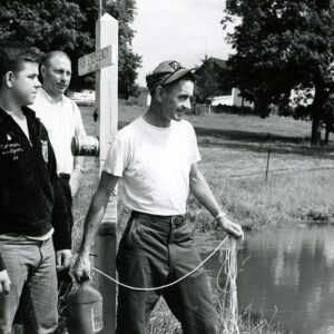 06_23_1967_Noman_Dudgean__Vo_Ag_Student__Donald_Hahn__Vo_Ag_Instructor___Dwight_O_Hearn_at_O_Hearn_farm_demonstrate_Farm_Safety_Kit_website-4250
