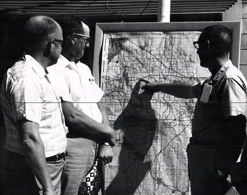 June 24, 1964
Air Tour Planning
J. Haterly, F. Swank, C.McGrew
Photo ID#: RSWCD208