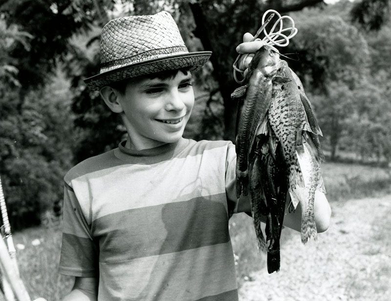 June 29, 1974
Tod Mills with a nice catch of fish
Photo ID#: PL97