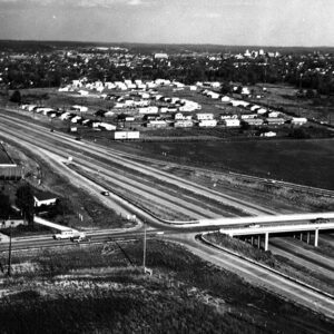 August 15, 1964 Aerial View From Helicopter: Trimble Road and U.S. Route 39 North Bypass Photo by R. Mills