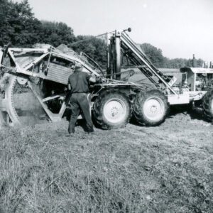 August 18, 1970 Roger Follen Installing Drainage Tile at the Forbes Farm