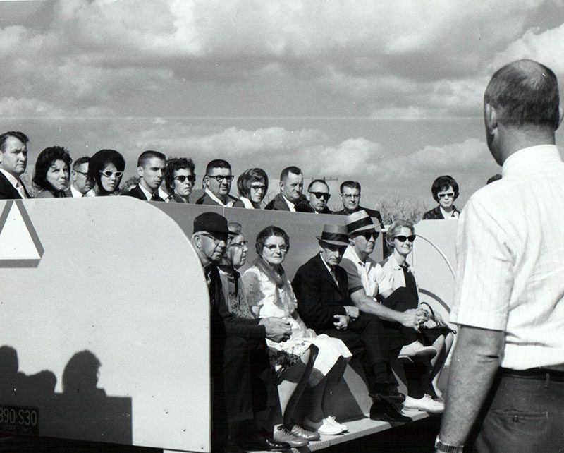 August 23, 1966
Farm Science Review Tour for leaders, Sam Bone
Photo ID#: M31