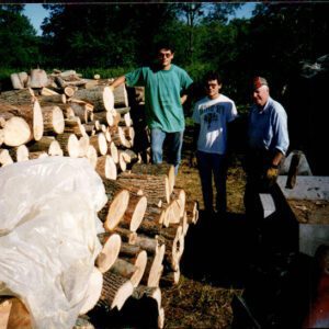 09/1996 Twins Jerry and Jason Snyder with Paul Gnagy, their neighbor