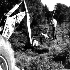 September 4, 1975 Dean Swigart, Bob Guisinger, Tile Line for Spring Development at Bob Guisinger Farm