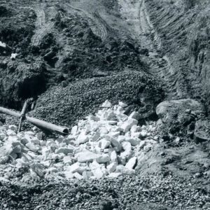 September 5, 1980 An inlet under construction for the Owens’ Waterway in a farm field