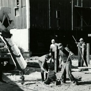 September 6, 1972. Construction operation for an animal waste storage structure. Lavern Oswalt Farm