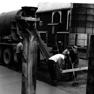 September 8, 1972. Construction of an animal waste storage facility at the Sam Burgett farm.