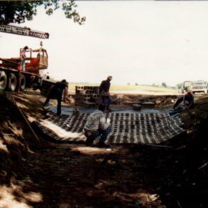 September 1993 Sod Waterway Block Construction Outlet