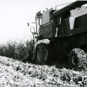 October 1980 Combining no-till corn at the H.L. Hopkins Farm in Jackson Township