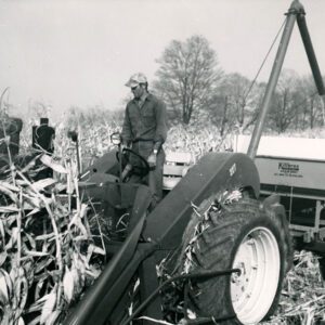 October 23, 1963 Kenneth Putt harvest of minimum till corn. Putt’s dry corn yield averaged 94 bushels during the record drought year