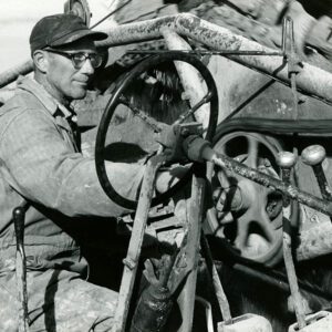 November 8, 1971 Leonard Kreitemeyer, Tile Contractor, at David Culler Farm. Tile Drainage