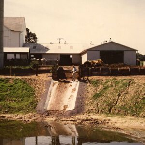 Liquid animal waste facility.
